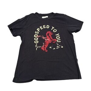 Imogene And Willie T Shirt Mens Medium Black Godspeed To You Graphic Tee USA